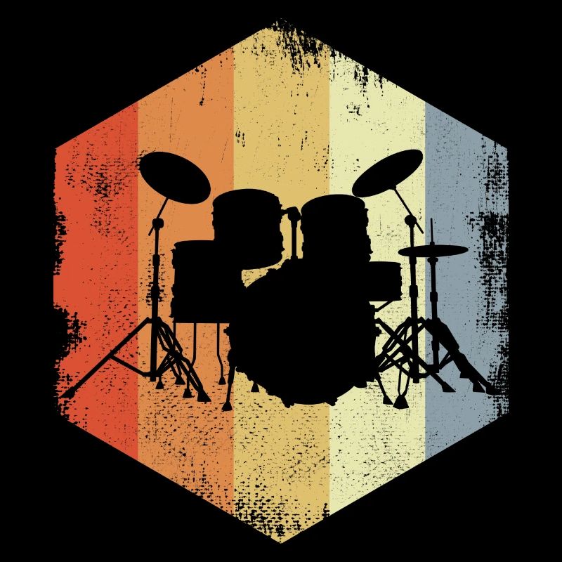 Vintage Drums Sketch