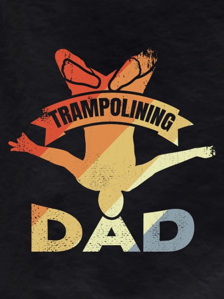 Funny Trampoline Father