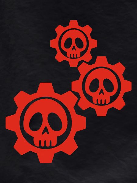 Red Gears and Skulls