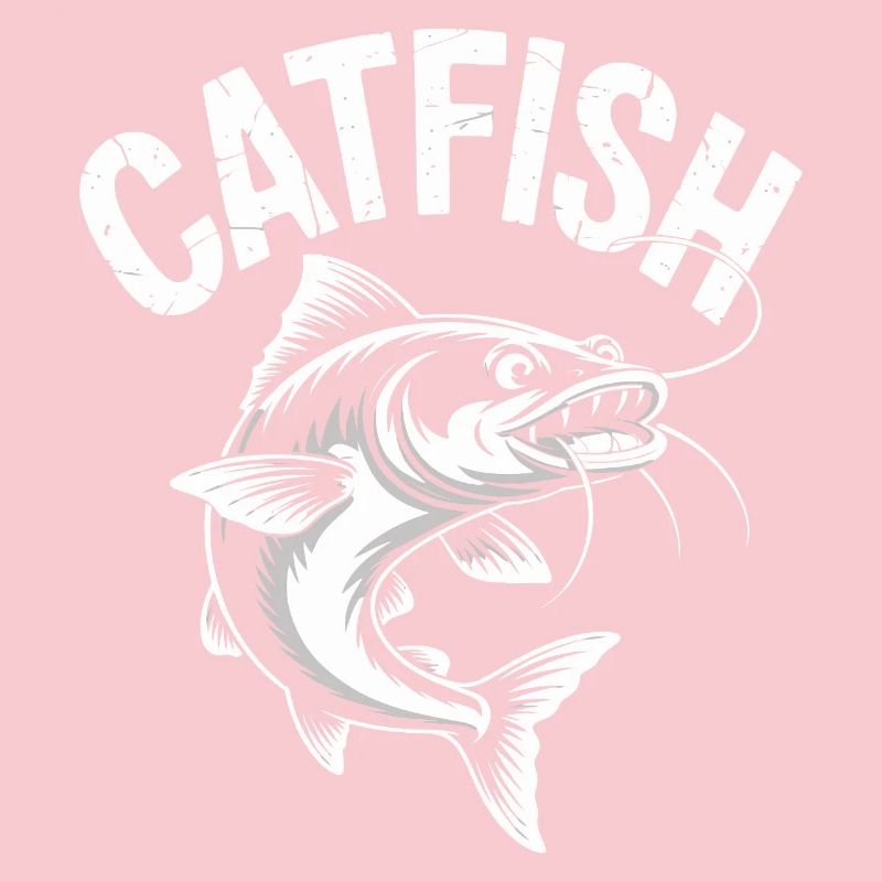 Conception de pêche d’aventure au poisson-chat