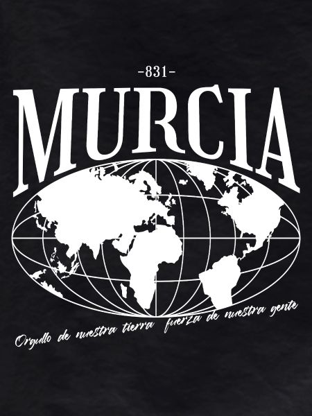 Earth map with Muralca lettering