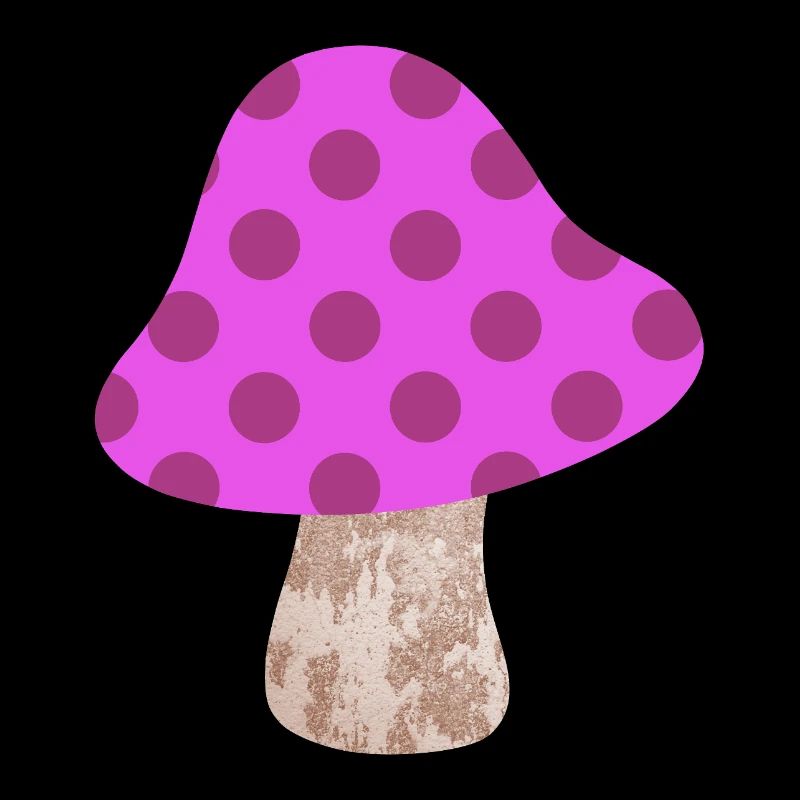 Motif de points champignons Points Points Roses Bonheur de la chambre de bébé