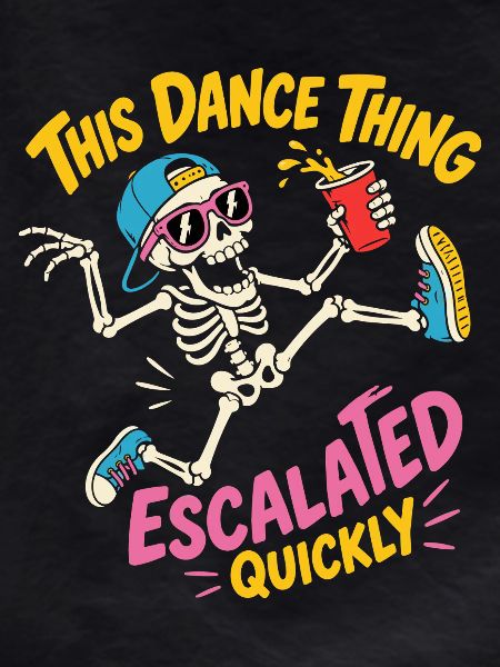 Dancing Skeleton Escalated Quickly Party