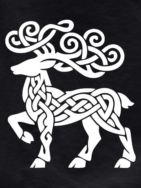 Celtic Knotwork Deer