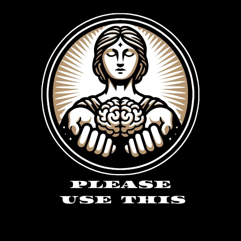 Please Use This – Stoic Goddess Brain Art