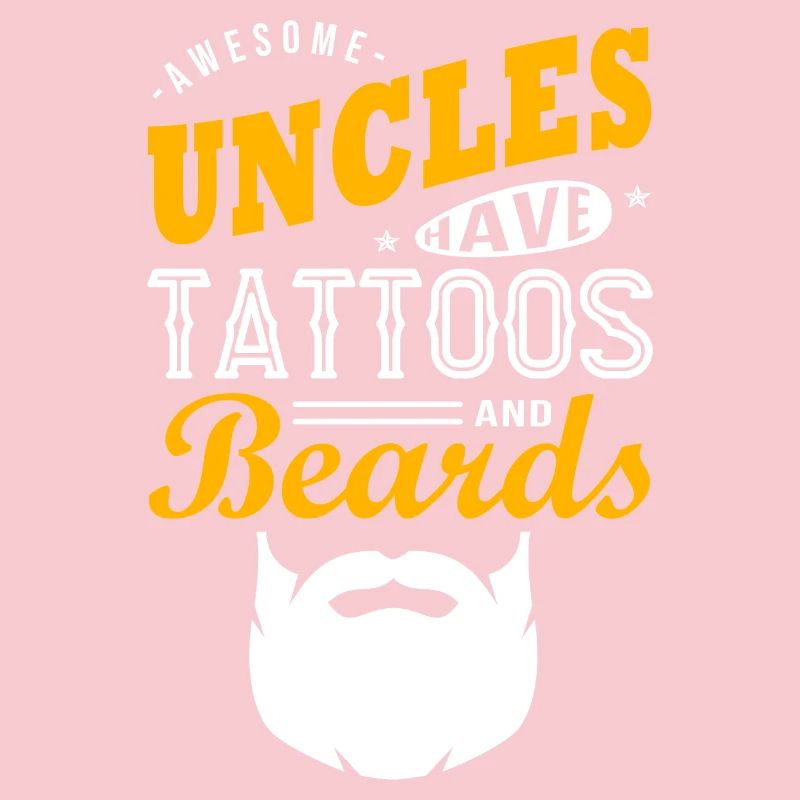 Awesome UNCLES have tattoos and beards christmas gift