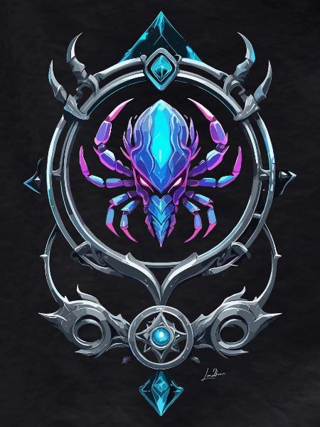 Cancer Futuristic Symbol