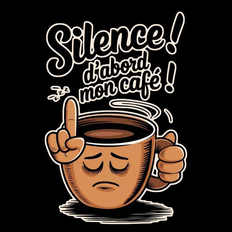 silence! D'abord mon café