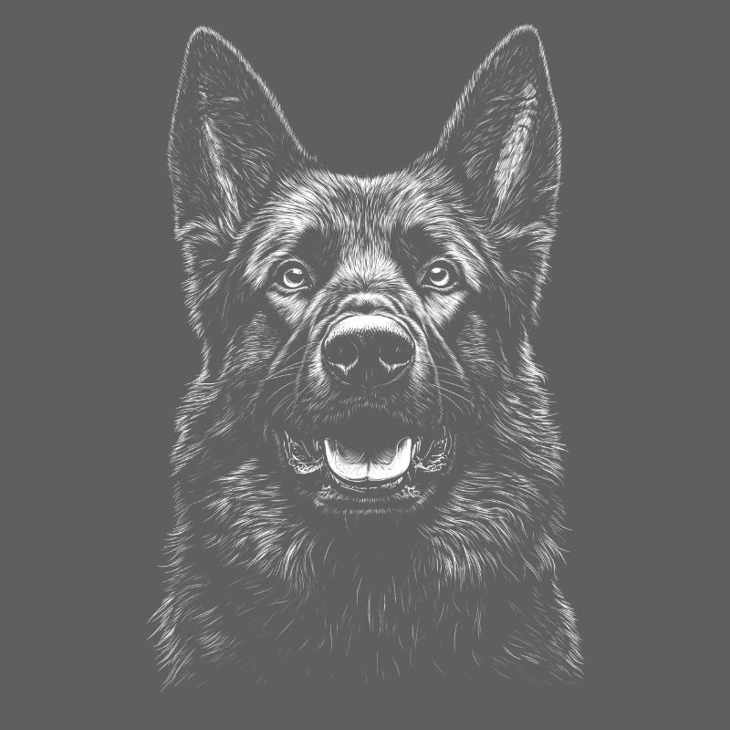 Deutscher Schäferhund Portrait Hunde Hund