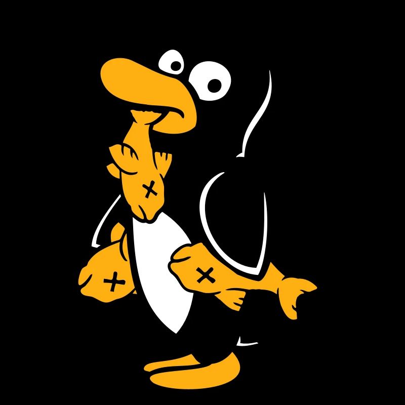 Penguin Eats Three Fish Caught Hunger Delicious