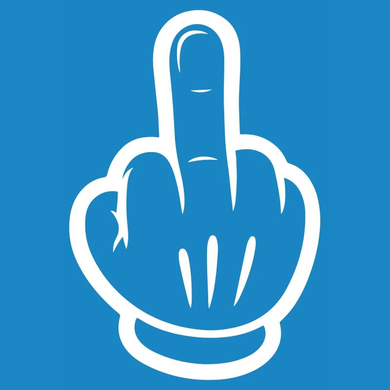 Middle Finger Comic Hand