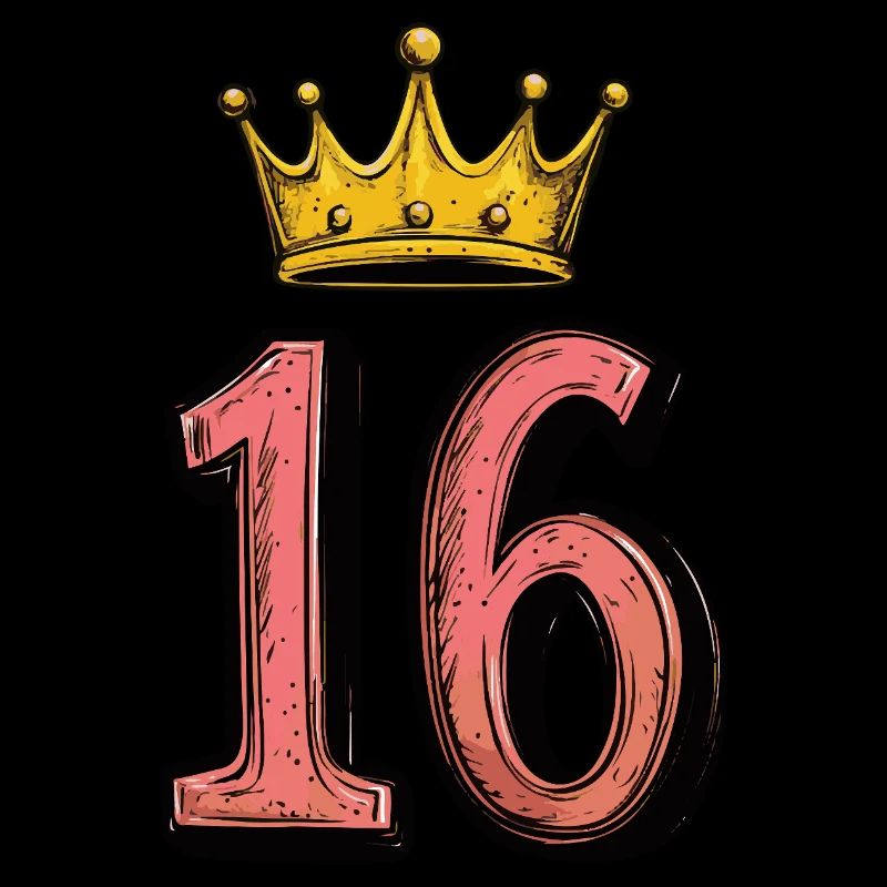 16 Zahl Krone
