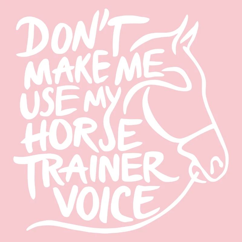 Riding trainer Humor with style and assertiveness