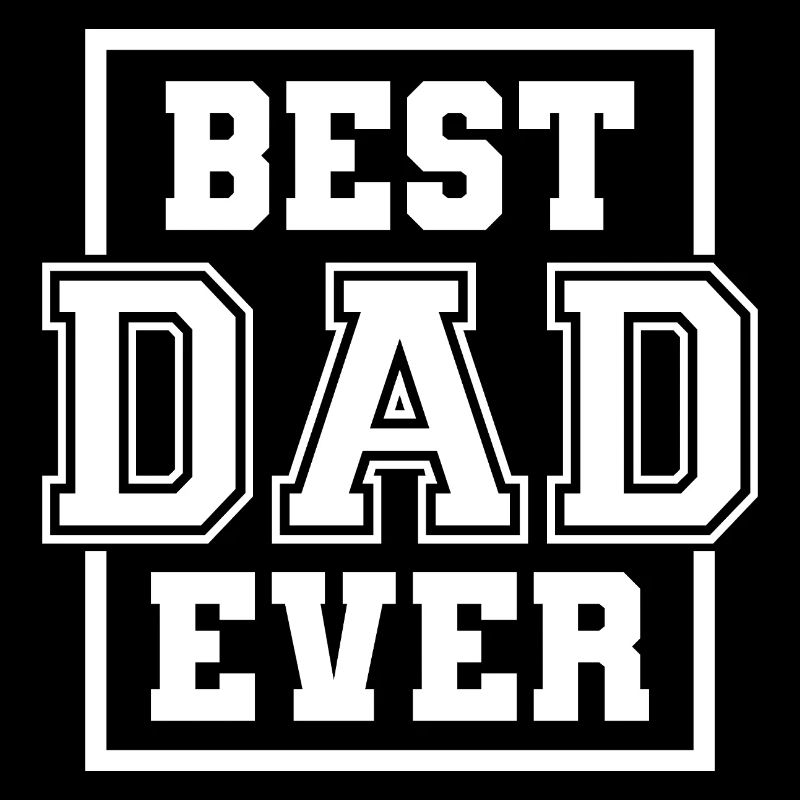 Best Dad Ever Athletic Font Vatertagsgeschenk