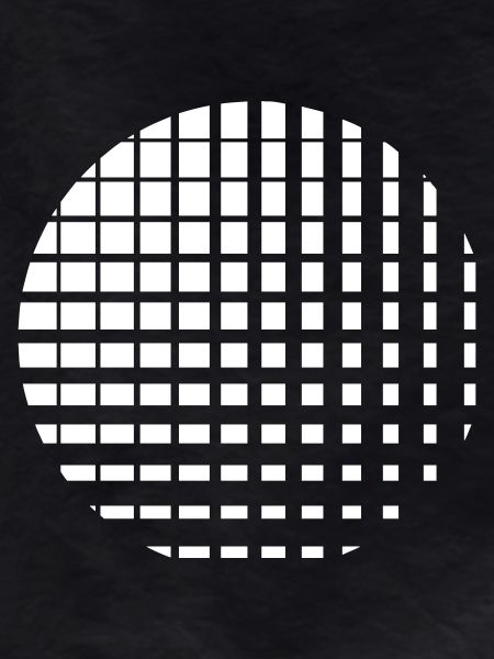 Circle consisting of many squares