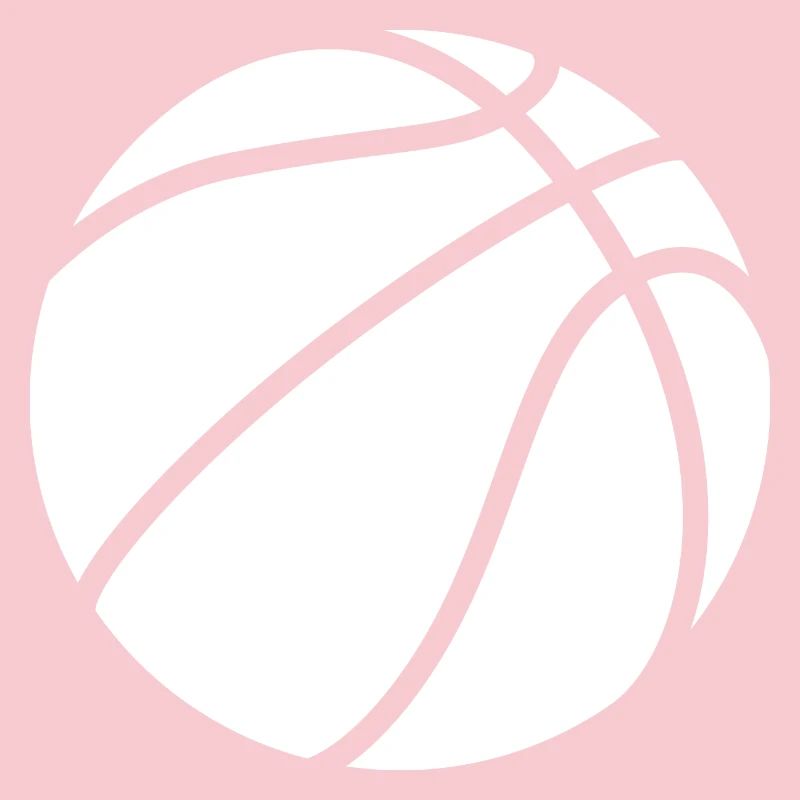 Logo de basket-ball blanc