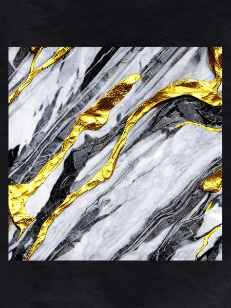 Marble gold structure