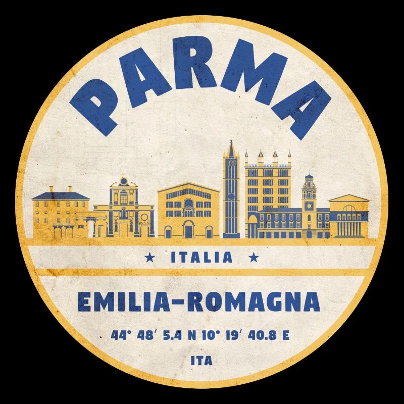 Parma Skyline Emilia Romagna Sticker