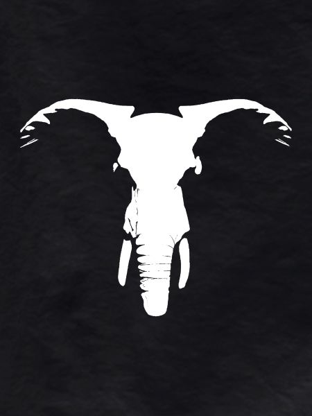 African elephant head