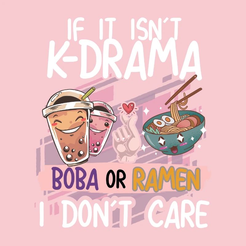 K-Drama Boba oder Ramen Design
