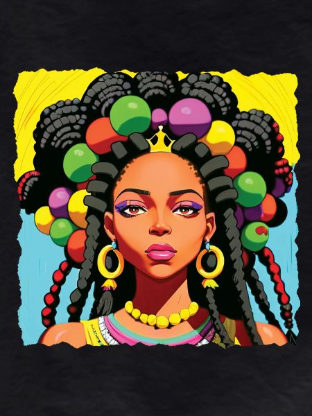 Black woman with dreadlocks