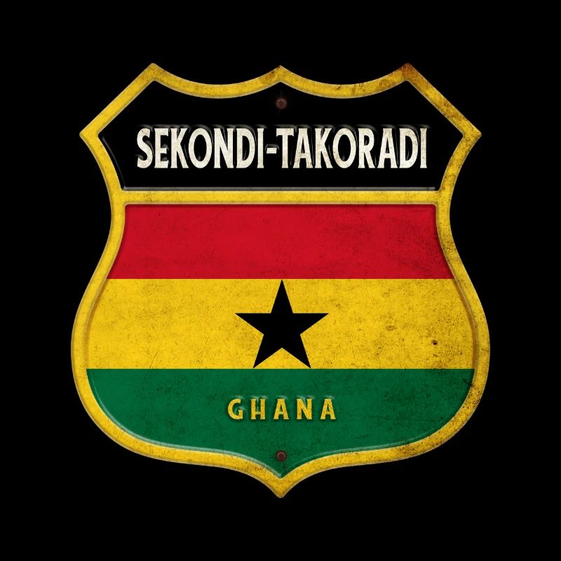Drapeaux de Sekondi-Takoradi Ghana