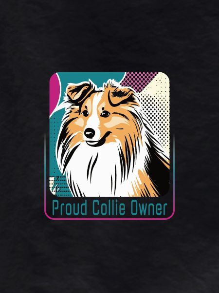 Stolzer Collie-Besitzer