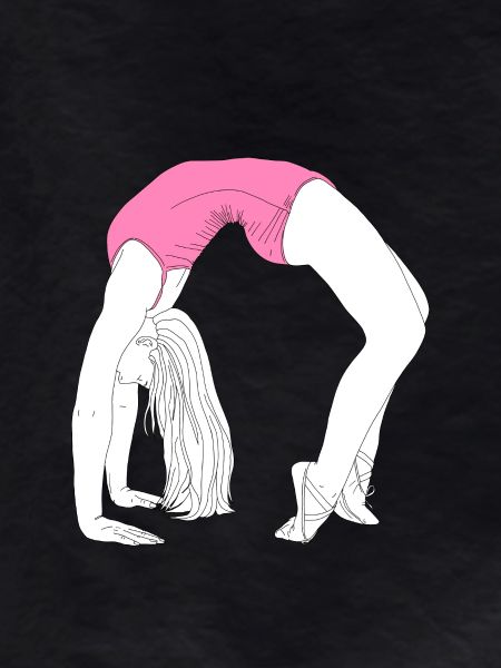 Bridge of dance acrobatics