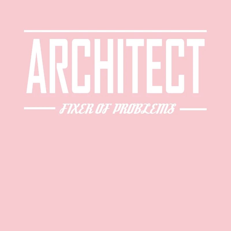 Je suis un architecte étudiants en architecture vintage