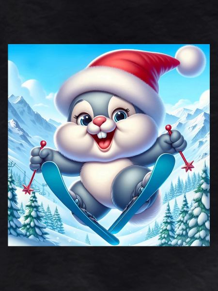 Bunny Jumping Ski Christmas