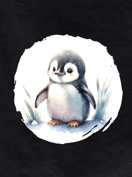 Aquarelle de pingouin