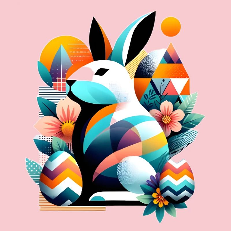 Graphismes de Pâques modernes