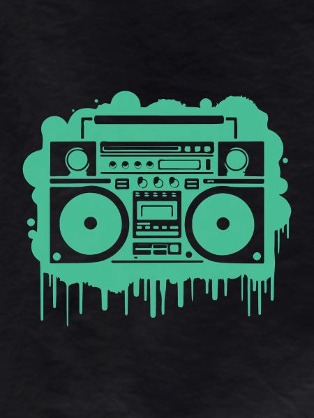 Cyan Boom Box (Seethrough)
