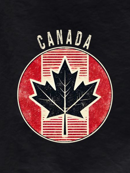 Canada maple leaf design