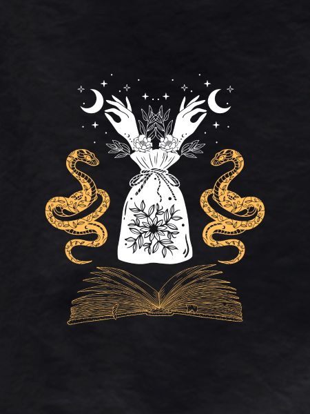 Moonlit Grimoire Serpent Hands