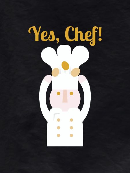Yes, Chef! l text