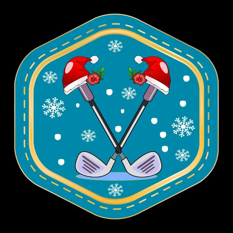 FÊTE DE NOËL PARCOURS DE GOLF GOLF JOUER