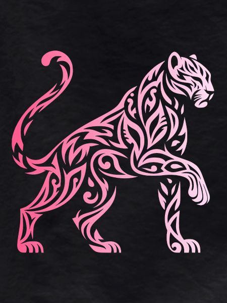 Gradient Tribal Panther