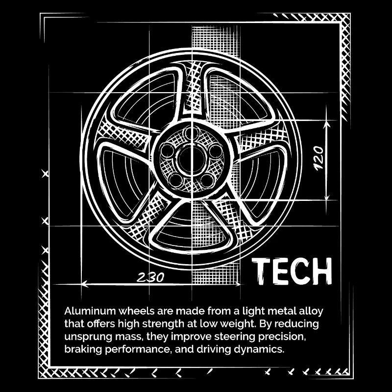 Tuner Wheel Drawing - Tuning and Rims Icon