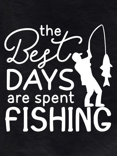 Fisherman Quote Silhouette Design