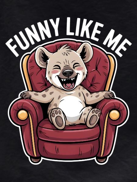Cute Hyena Comic Character