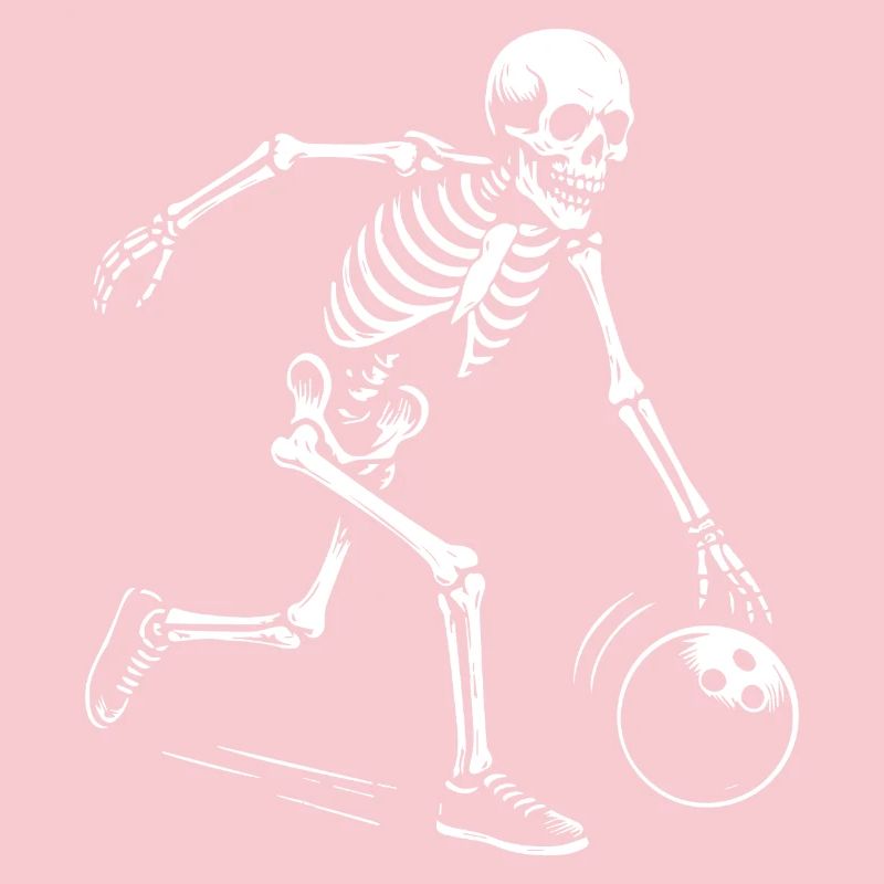 skeleton bowling team gift