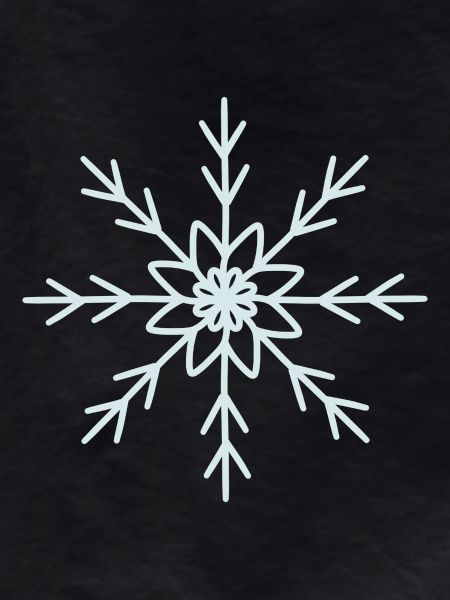 Elegant Snowflake Pattern Design