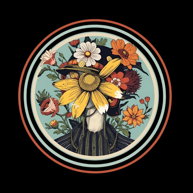 Portrait de fleur avec accent de la nature