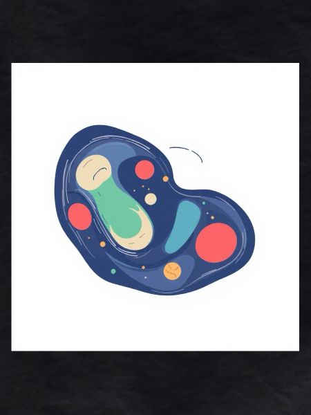 Abstract Cosmos Pattern in Blue