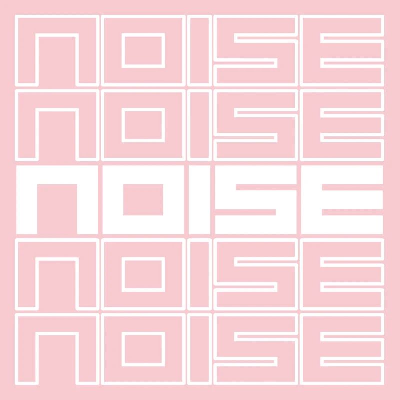 Noise Geometric Typography Bold Pattern