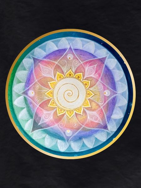 Harmonious mandala meditation design