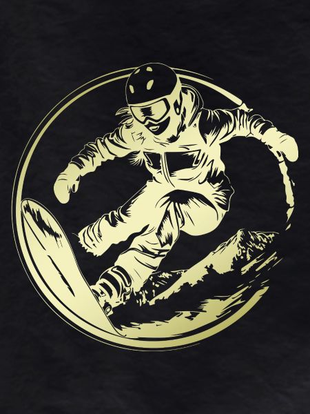 Snowboarder Silhouette
