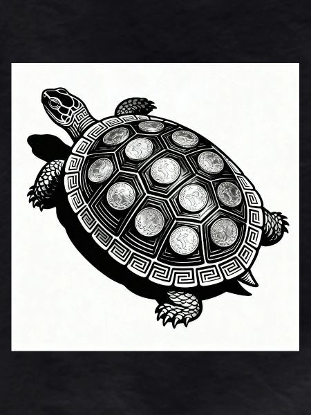 Münz-Schildkröte Geometrie