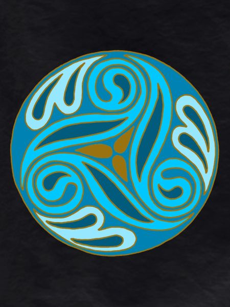 Blue Celtic Sphere